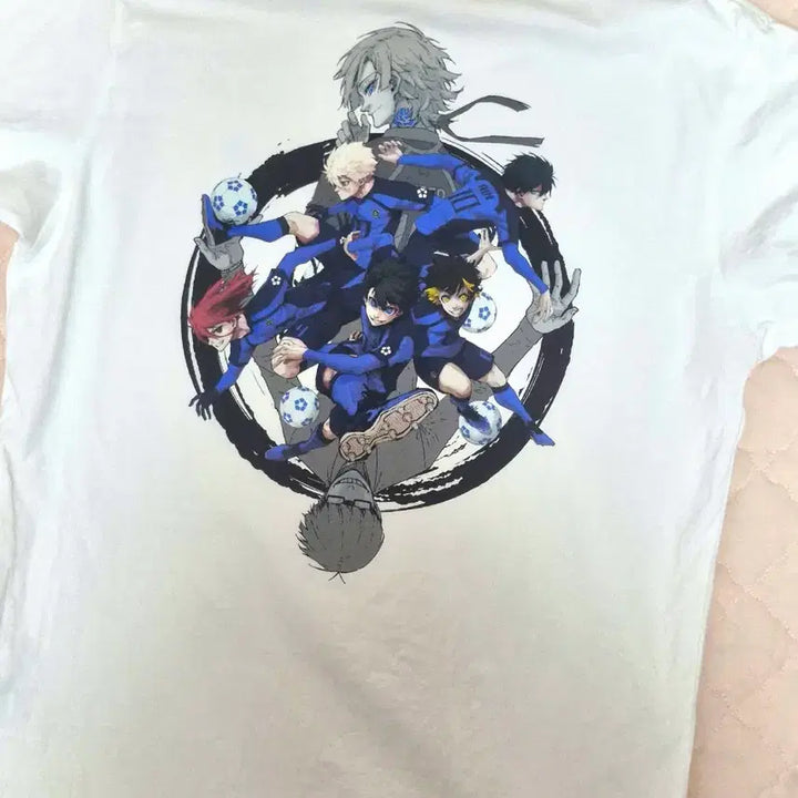 [BUNJANG] Blue Lock Uniqlo Group T-Shirt Kaiser Isagi Rin Nagi / 블루록 유니클로 M 단체 티셔츠 반팔티 카이저 이사기 린 나기 원화
