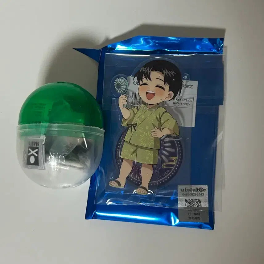 [BUNJANG] Demon Slayer Murata Onemutan &amp; Fireworks Acrylic Stand Bundle Set / 귀멸의 칼날 무라타 오네무탄, 불꽃놀이 아크릴 일괄