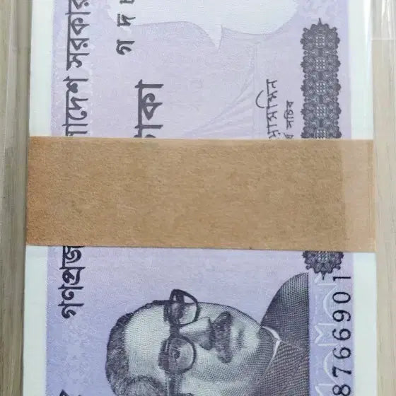 [BUNJANG] Bangladesh 5 Taka Banknote Bundle (100pcs) / 방글라데시 5 타카 지폐 다발(100장)