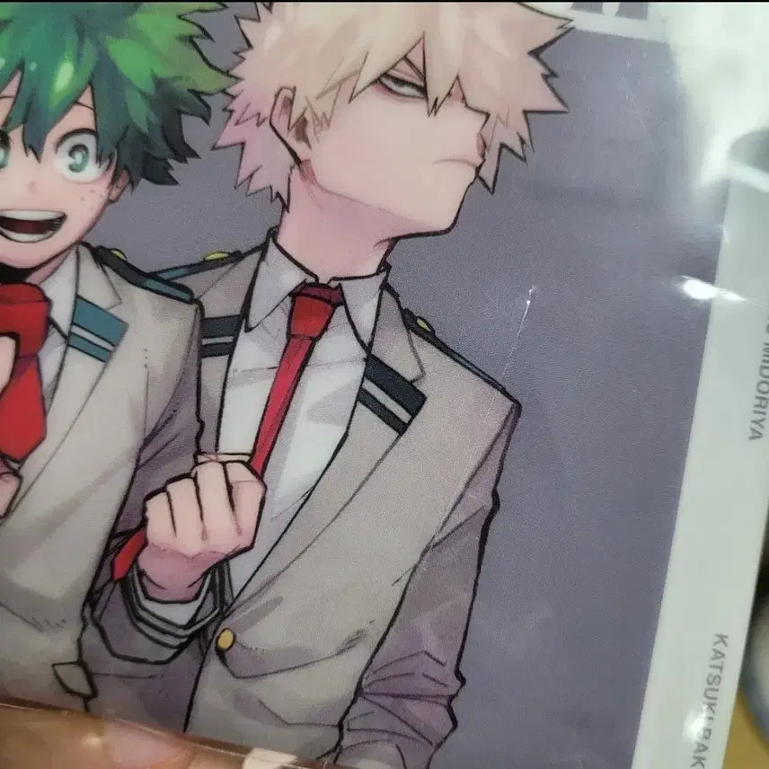 [BUNJANG] My Hero Academia Original Art Exhibition Clear Case Postcard 8-Piece Set / 히로아카 원화전 클리어케이스 엽서 8장 세트 미도리야 바쿠고 쇼토 나의히어로아카데미아 나히아