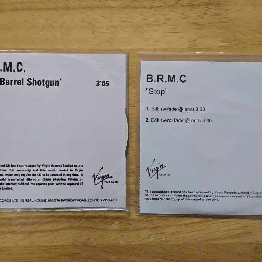 [BUNJANG] Black Rebel Motorcycle Club Stop / Six Barrel Shotgun PROMO CD 2 Disc Set / CD 음반 Black Rebel Motorcycle Club 블랙 레벨 모터사이클 클럽 PROMO 2장