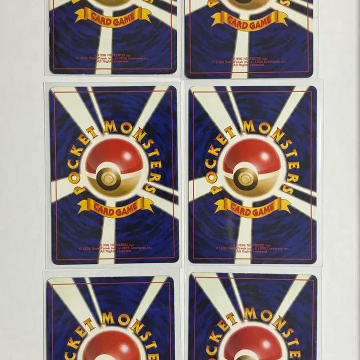 [BUNJANG] Pokemon Cards 1996 Japanese Set Bundle (8 Cards) / 포켓몬카드 일판 1996년카드 8장 일괄