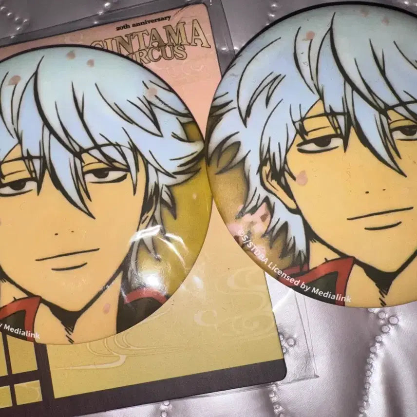 [BUNJANG] Gintama Gintoki 20th Anniversary Can Badge / 은혼 캔뱃지
