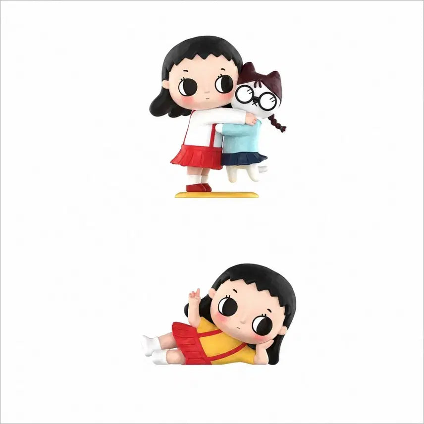[BUNJANG] Pop Mart Nyota Maruko Nine Years Old Series Figures (2 Types Bundle Set) / [8/12무배] 팝마트 뇨타 마루코 아홉살 시리즈 피규어 2종 일괄 판매합니다.