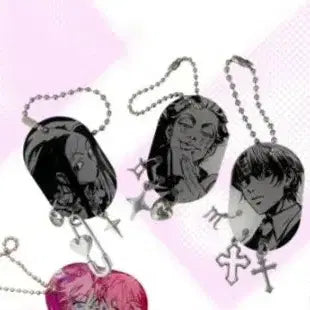 [BUNJANG] Hunter x Hunter Adult Trio Custom Acrylic Keychain Set / 헌터X헌터 헌터헌터 어덜트 트리오 커스텀 아크릴 키링 히소카 이르미 클로로