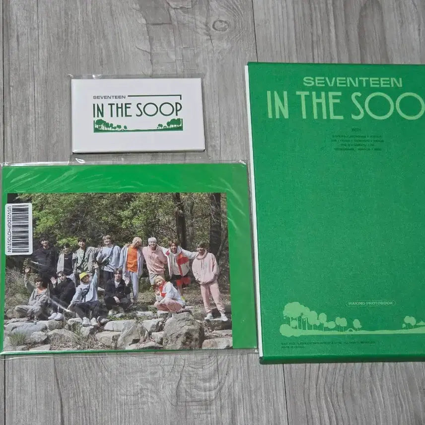 [BUNJANG] Seventeen In The Soop 1 Making Photobook + Photocard Set / 세븐틴 인더숲1 메이킹 포토북+포카세트