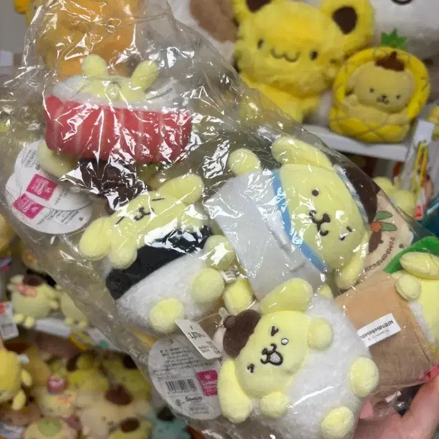 [BUNJANG] Pompompurin Sushi Mascot 5-Piece Full Set / 폼폼푸린 무뉴구루미 스시 마스코트 풀세트