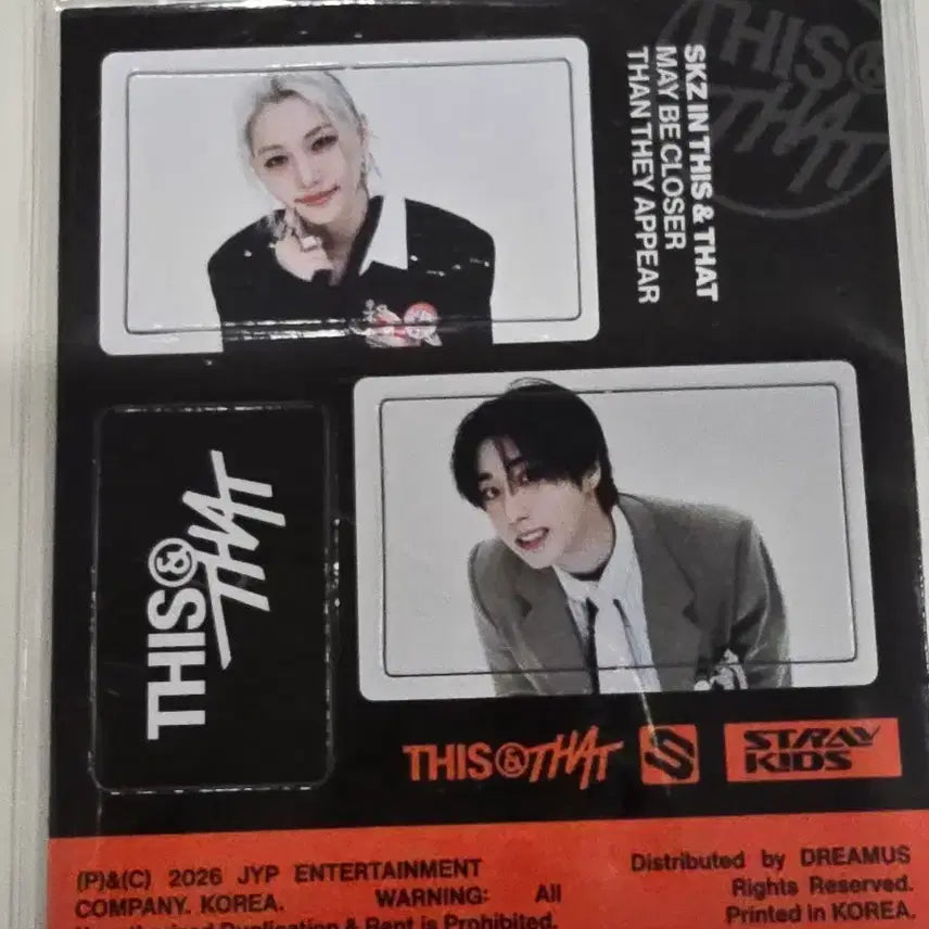 [BUNJANG] Stray Kids Disc&amp;That Felix Han Magnet / 스트레이키즈 디스앤댓 필릭스 한 자석