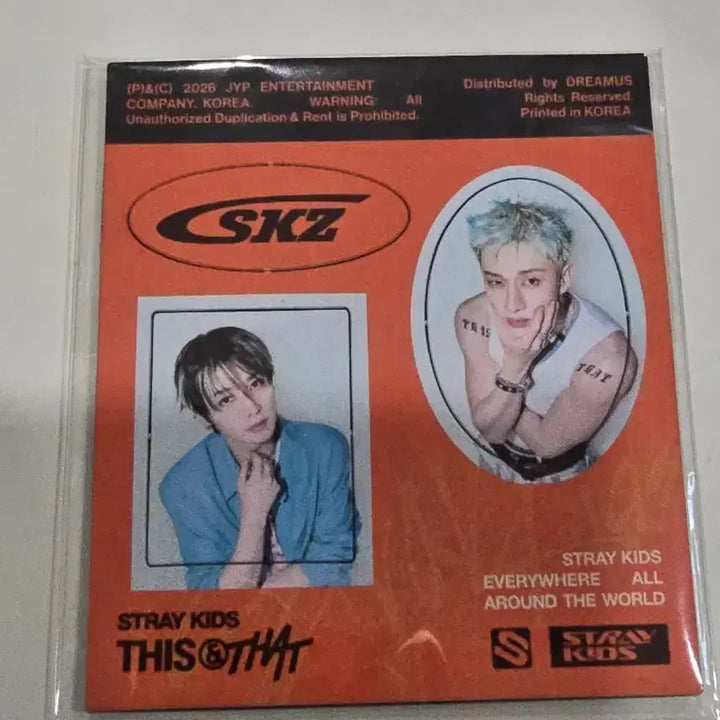 [BUNJANG] Stray Kids Disc&amp;That Bang Chan Lee Know Magnet / 스트레이키즈 디스앤댓 방찬 리노 자석
