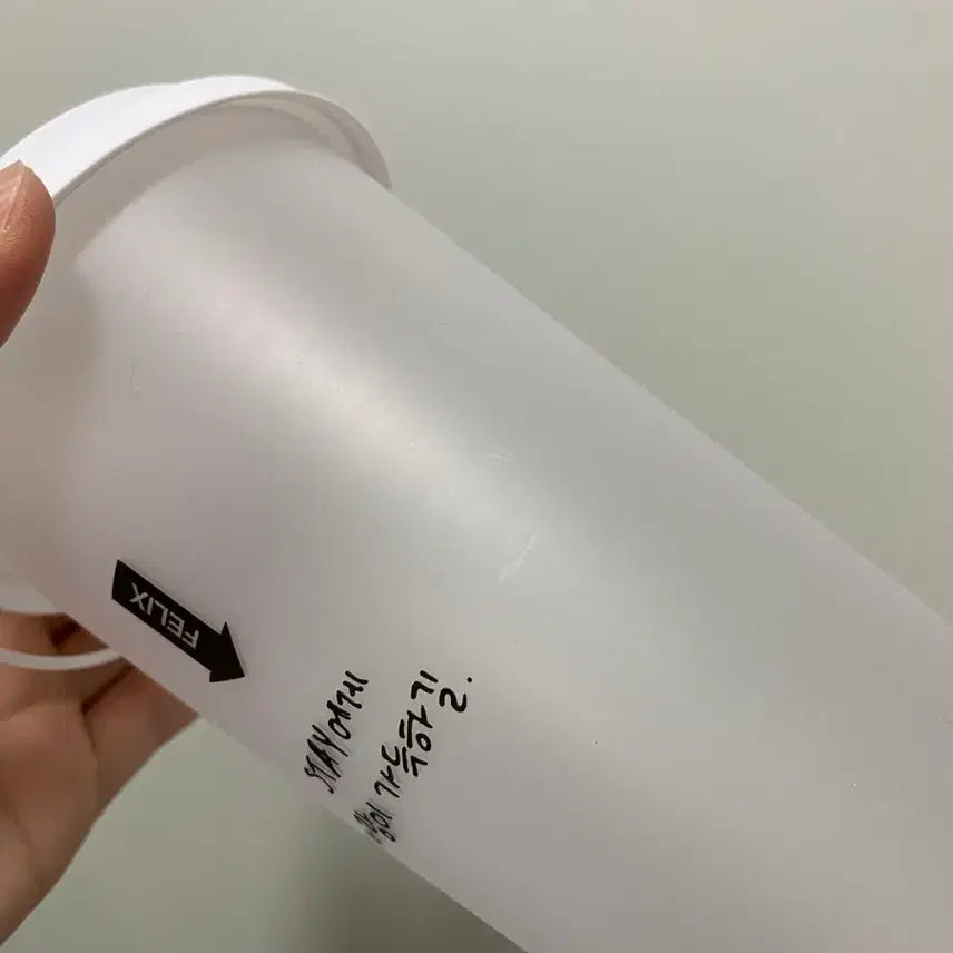 [BUNJANG] Stray Kids SKZOO DISH AND THATS Reusable Cup Felix (Felix) / 스키즈 디스앤댓 팝업 리유저블컵(필릭스) 양도