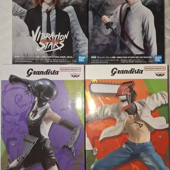 [BUNJANG] Chainsaw Man 4 Types Figure Set / 체인소맨 피규어 4종