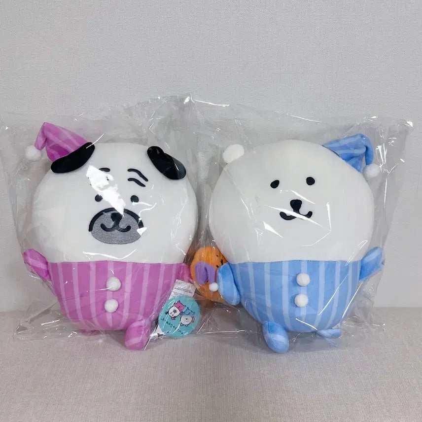[BUNJANG] Nagano Gorokke Pajama Damgom Big Set (Pink &amp; Blue) / 정품) 나가노 고로케 파자마 담곰이 농담곰 BIG 2종 일괄 새상품