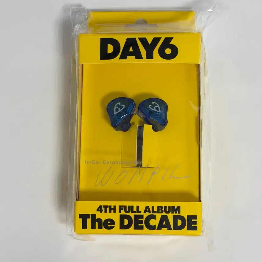 [BUNJANG] DAY6 Wonpil The DECADE In-Ear Earphones (Sealed) / 데이식스 원필 인이어 미개봉