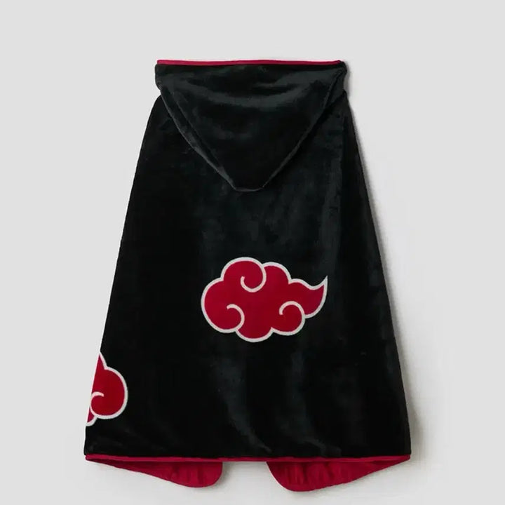 [BUNJANG] SPAO Naruto Akatsuki Collaboration Hooded Cloak Blanket (Sealed) / 미개봉 나루토 스파오 아카츠키 후드 망토 담요 양도 판매 콜라보