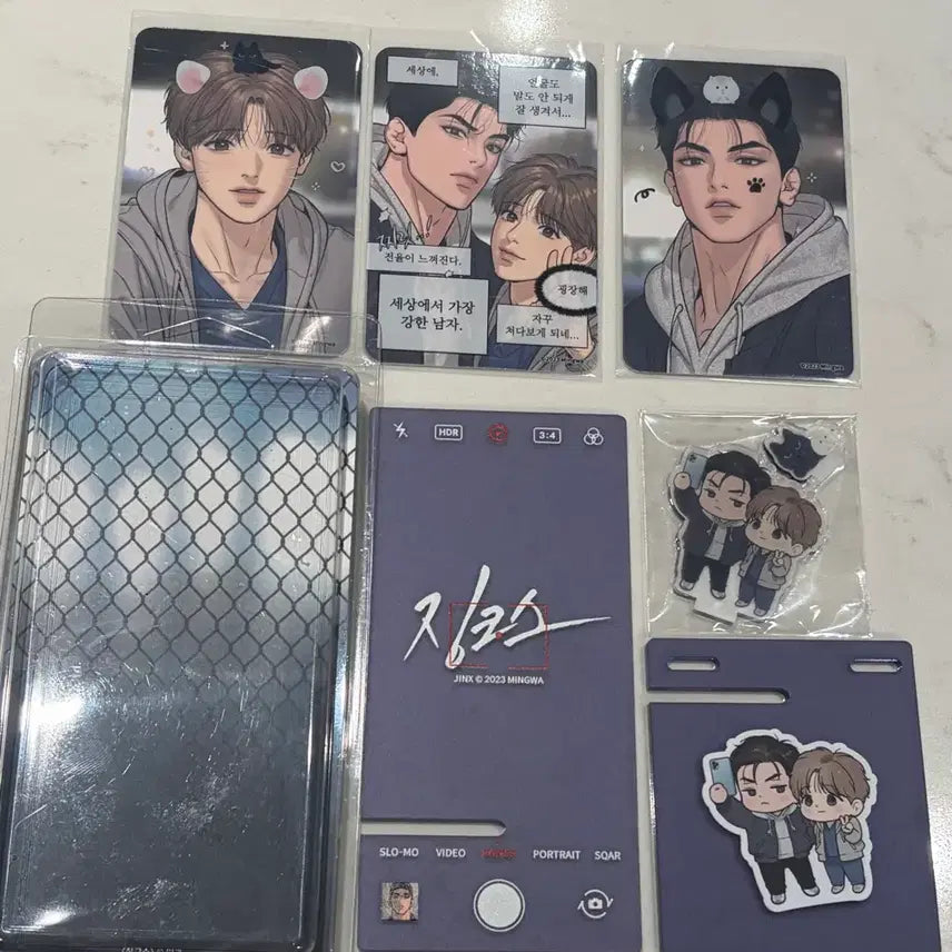 [BUNJANG] Jinx Dango Acrylic Photocard Stand Goods / 징크스 경단 아크릴 포토카드 스탠드 굿즈
