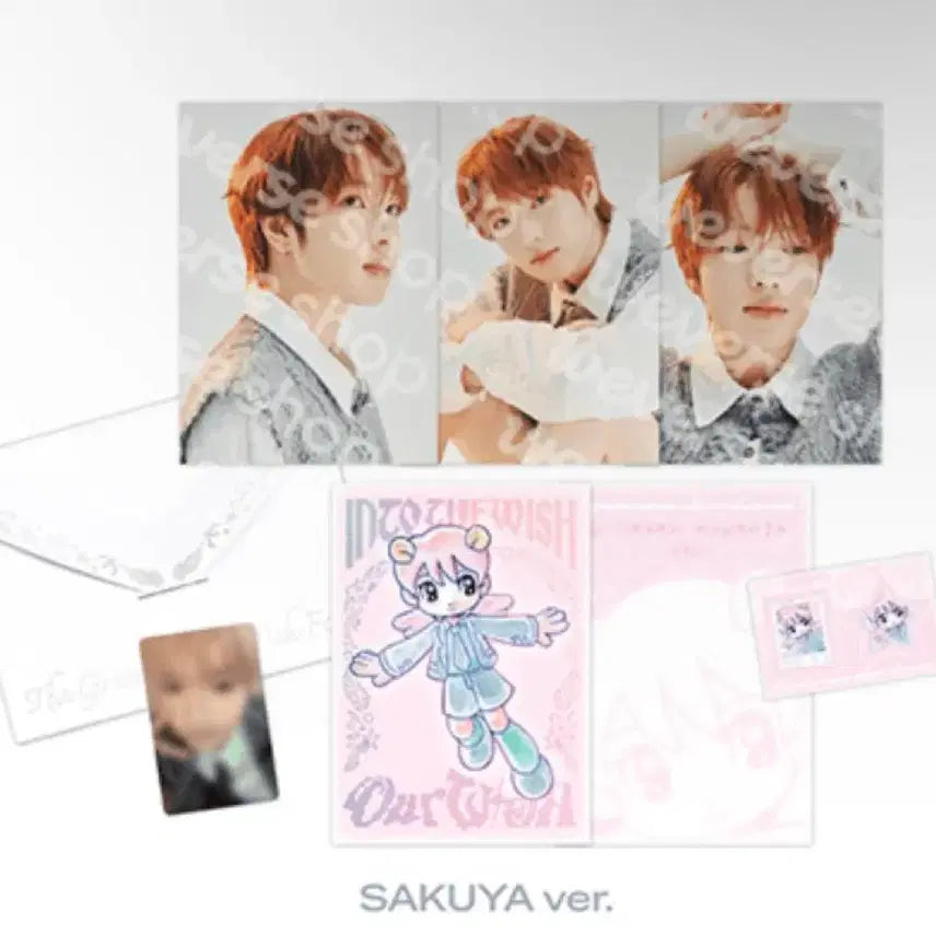 [BUNJANG] NCT WISH Our Wish Ancon Sakuya Photopostcard Set (Sealed) / 미개봉) 엔시티 위시 아워위시앙콘 사쿠야 포토레터세트