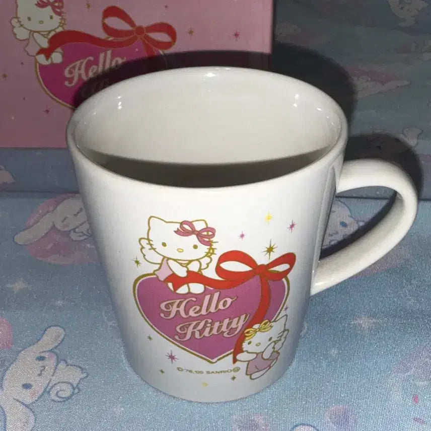 [BUNJANG] Sanrio Hello Kitty 30th Anniversary Classic Mug Cup / 고전 헬로키티 머그컵 키티컵 30주년 컵