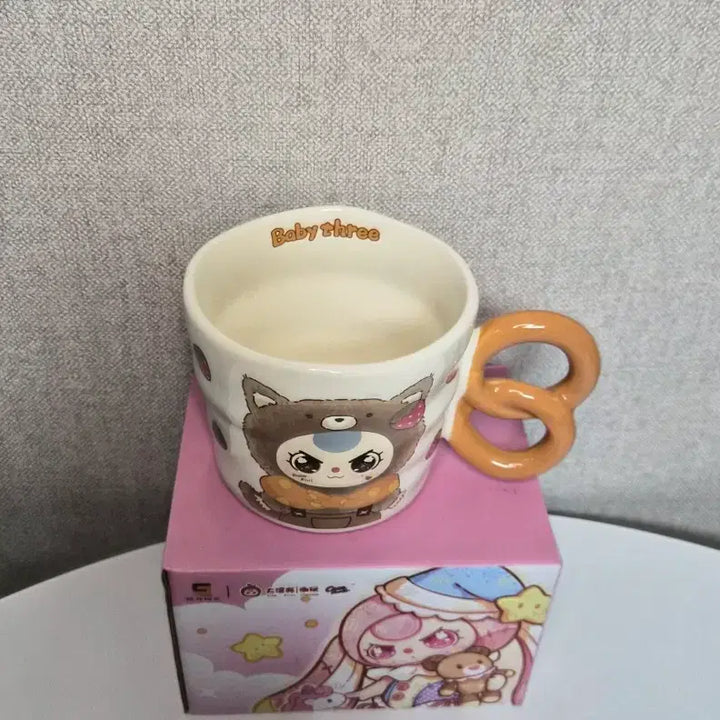 [BUNJANG] Babys3 Pretzel Handle Mug Cup / 베이비쓰리 머그컵