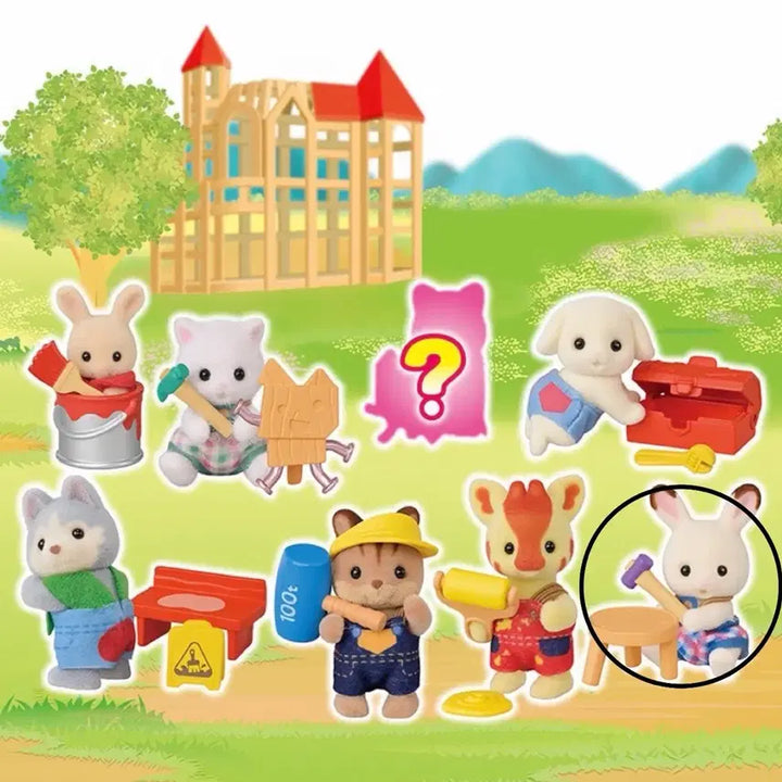 [BUNJANG] Sylvanian Families Baby Architect Series Rabbit / 실바니안 아기 건축가 시리즈 토끼