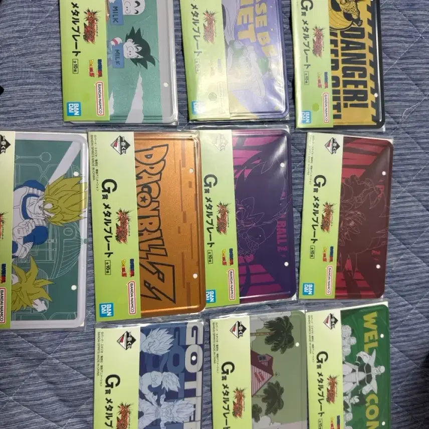 [BUNJANG] Ichiban Kuji Dragon Ball Spectacle G Prize Metal Plates (Complete Set of 9) / 제일복권 드래곤볼 스펙타클 g상 메탈 플레이트 9종일괄(전종)
