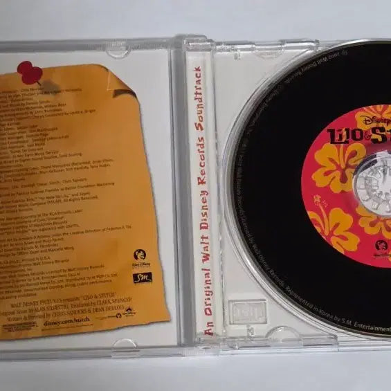 [BUNJANG] Lilo &amp; Stitch Original Soundtrack CD / 릴로와 스티치 OST 앨범 시디 CD Lilo &amp; Stitch