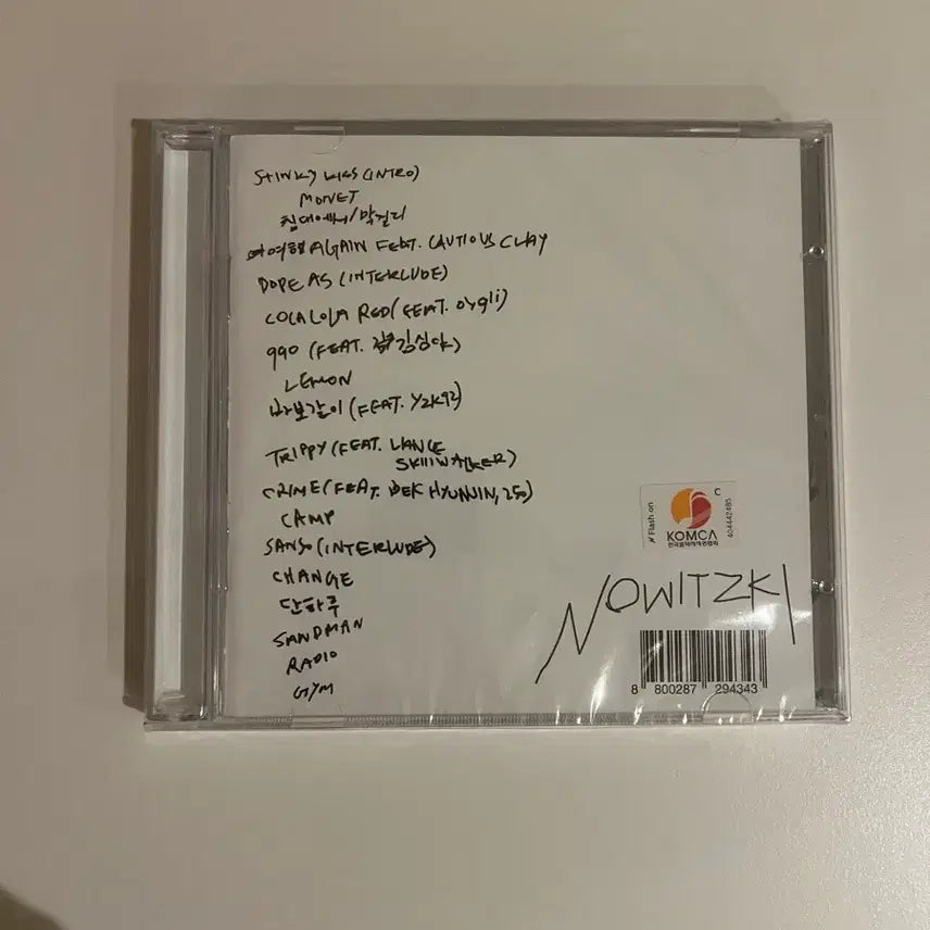 [BUNJANG] Beenzino "NOWITZKI" Official 2nd Album CD / 빈지노 정규 2집 NOWITZKI 노비츠키 CD