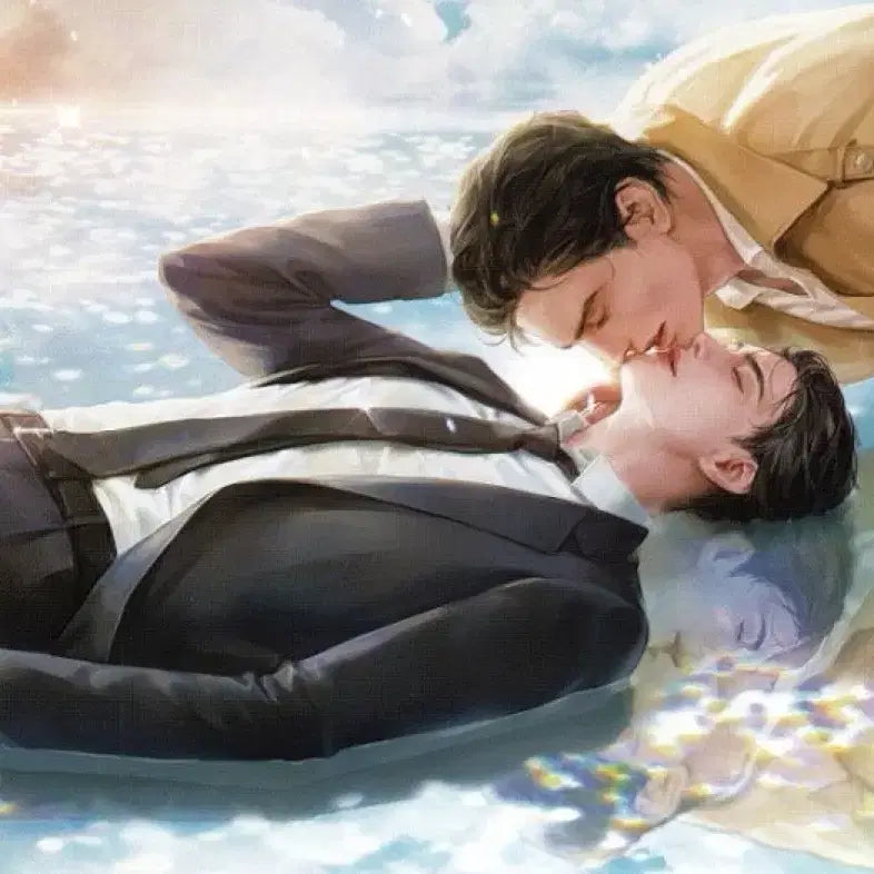 [BUNJANG] Aco Shop Work On Water Illustration Blanket / 아코샵 워크온워터 일러스트 담요 / 장목단 와우