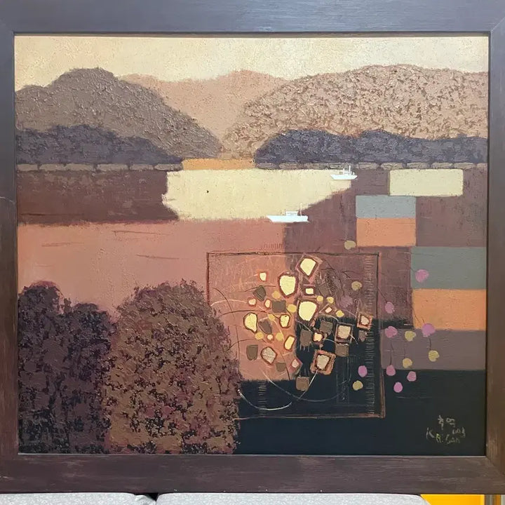 [BUNJANG] Kim Heonsan "Memories" Oil Painting (20-Type) / 서양화가 김헌산 정품 유화 작품 추억 판매합니다 20호 변형