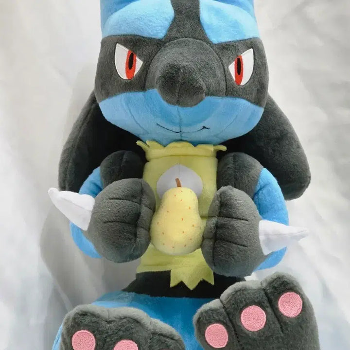 [BUNJANG] Banpresto Pokemon Mogumogu Time Lucario Plush / 택비포함) 포켓몬스터 반프레스토 모구모구타임 루카리오 인형 판매합니다