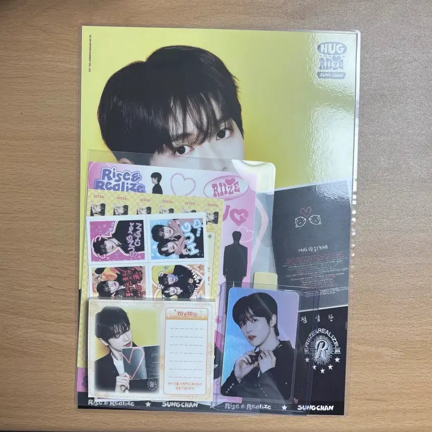 [BUNJANG] RIIZE Hug MD Sungchan Stationery Set / 라이즈 허그 엠디 성찬 스테이셔너리 세트