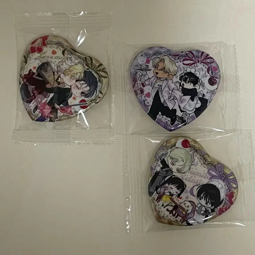 [BUNJANG] Salondebon Rebom ShinGyeol Romantic Apocalypse Heart Can Badge / 살롱드르봉 레봄 신결 가족간계서 낭만묵시록 하트캔뱃지