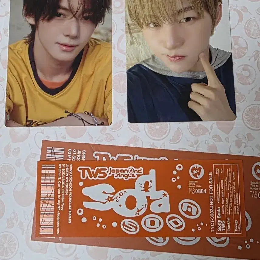 [BUNJANG] TWS Soda Soda Limited Edition A Jihoon Photocard / 투어스 소다소다 한정 A 지훈 한진