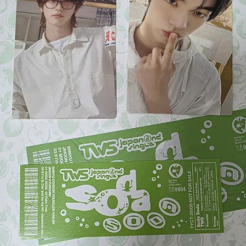 [BUNJANG] TWS Soda Soda Limited Edition B Shin Yu Do Hun Photocard / 투어스 소다소다 한정 B 앨범. 신유 도훈