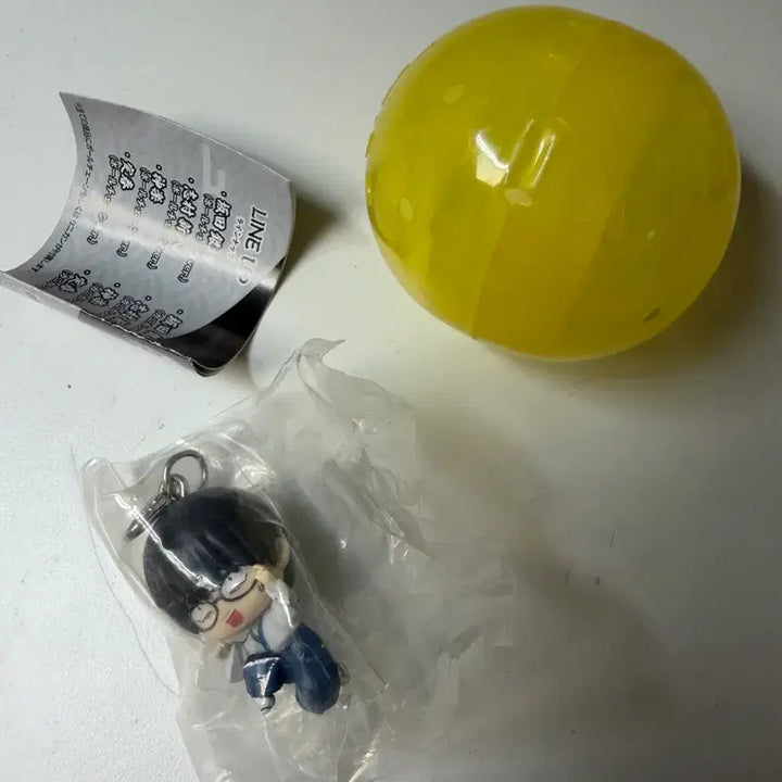 [BUNJANG] Gintama Kagura Ring-type Capsule Charm with Obi Strip / 은혼 대롱 가챠 신파치 고리형 캡슐 띠지 포함