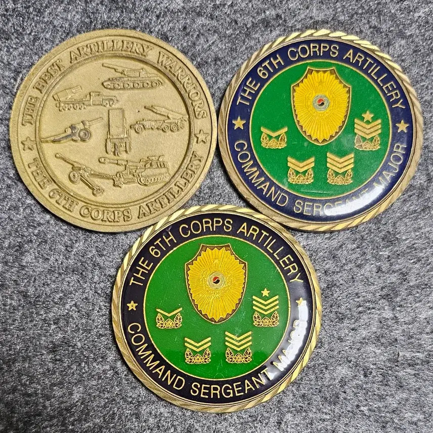 [BUNJANG] Field Artillery 6th Artillery Brigade Commemorative Coin Set / 야전포병대 6포병여단 기념 코인 세트