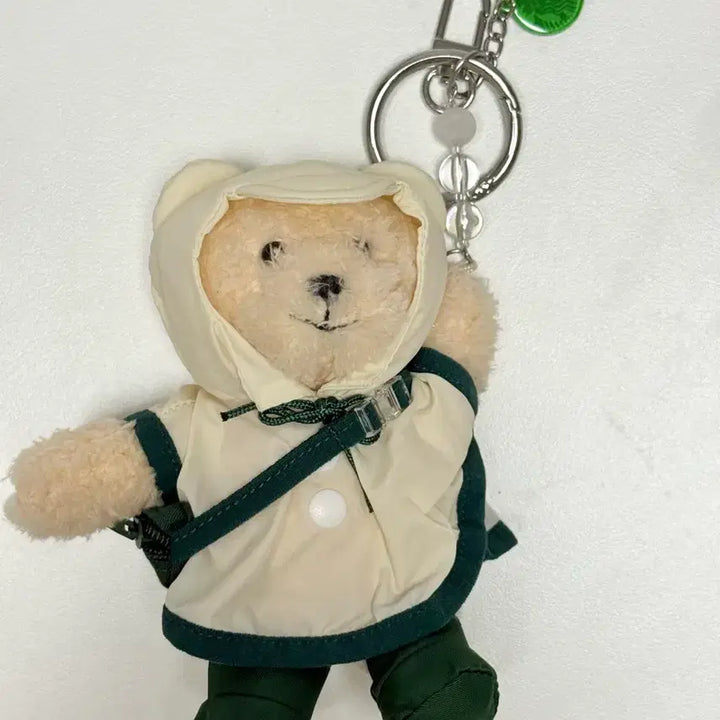 [BUNJANG] Starbucks Raincoat Bearista Keychain / 스타벅스 우비 곰인형 베어리스타 키링