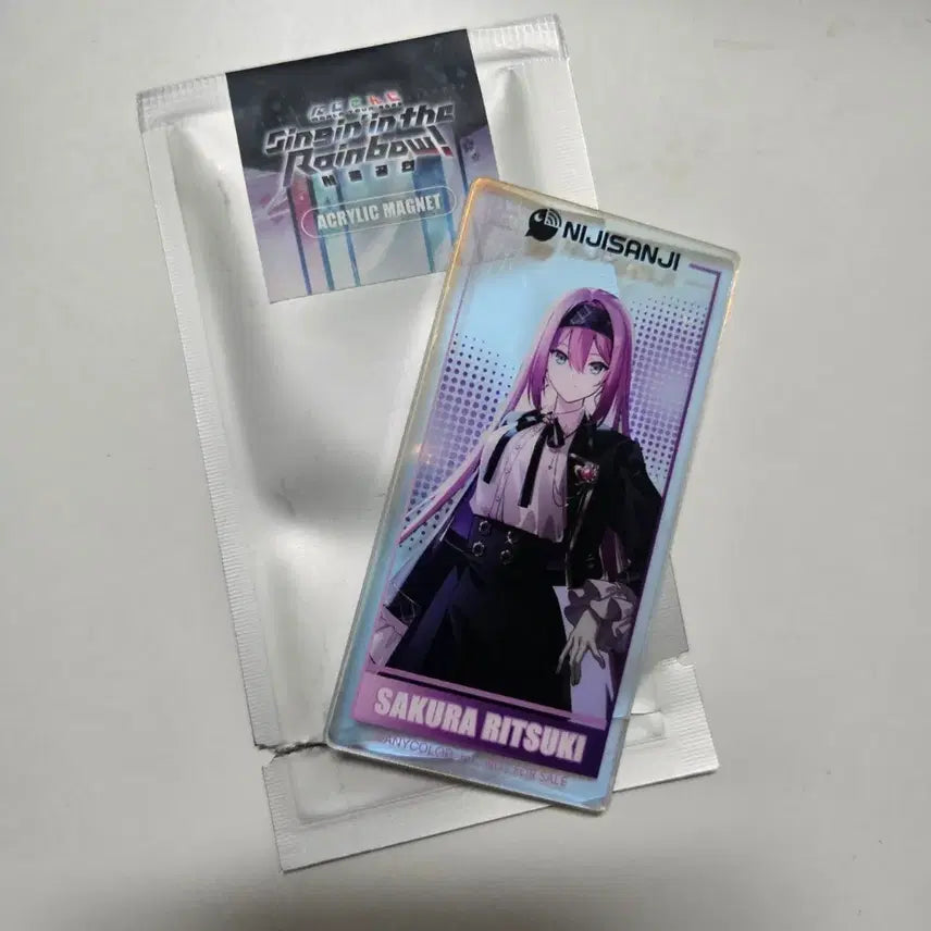 [BUNJANG] Nijisanji Sakura Ritsuki AGF Seoul Acrylic Magnet / 니지산지 사쿠라 리츠키 AGF 서울 공연 아크릴 마그넷