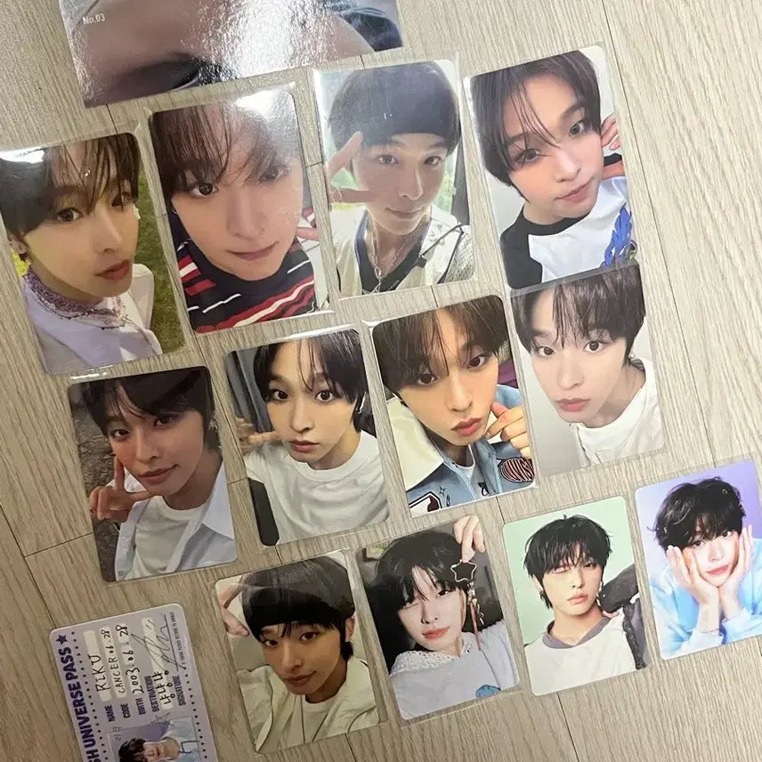 [BUNJANG] NCT WISH Riku Photocard + Exhibition POB Bundle Set / 엔시티 위시 리쿠 포카 + 전시회 특전 일괄