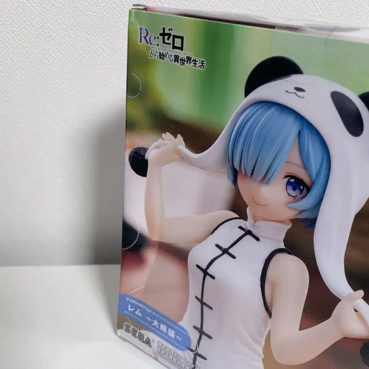 [BUNJANG] Re:Zero Rem Yumemirise Panda Figure (Sealed) / 리제로 렘 유메미라이즈 판다 피규어 미개봉
