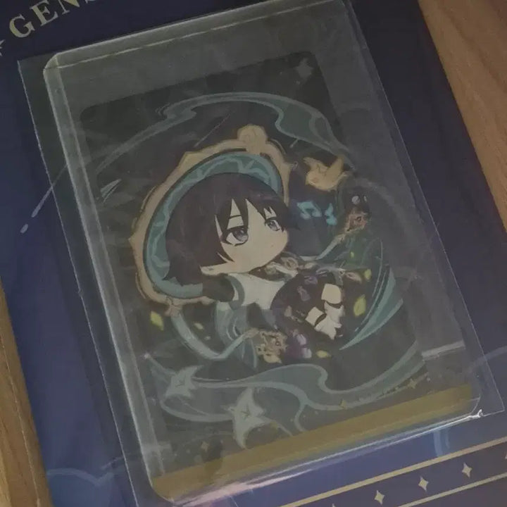 [BUNJANG] Genshin Impact Wanderer Starry Letter Photocard &amp; Sticker Set / 원신 방랑자 별빛의 편지 포토 카드 &amp; 스티커 세트