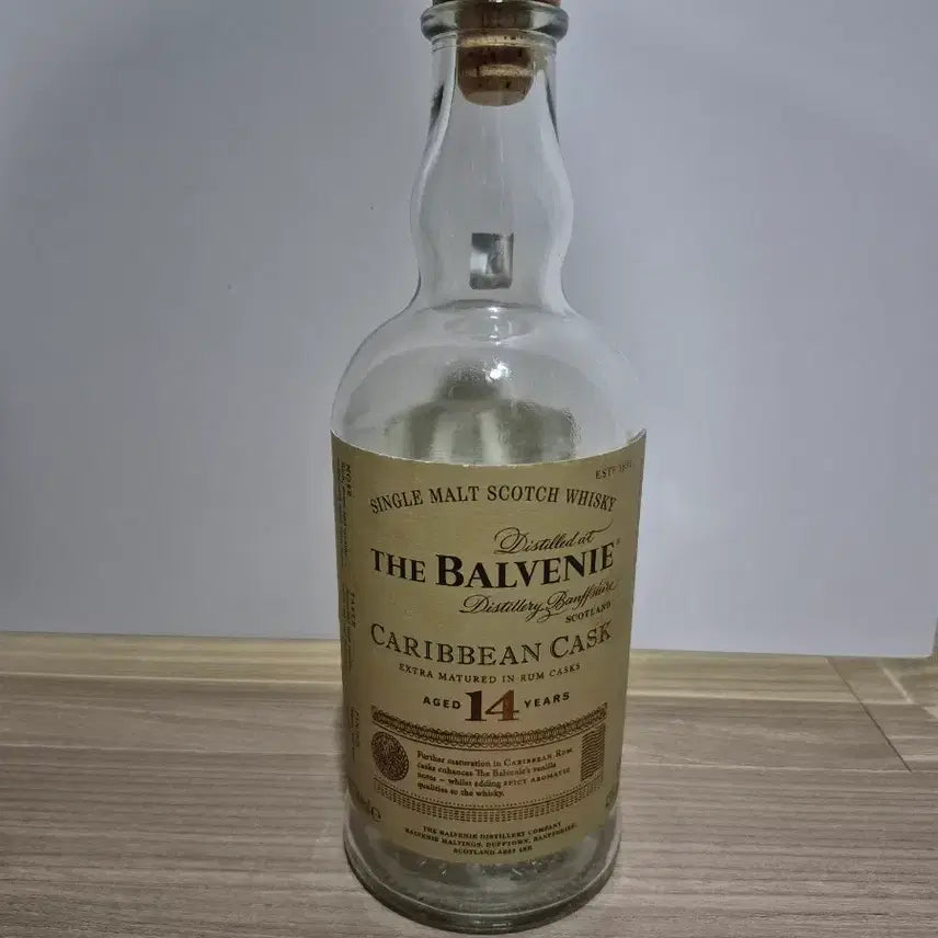 [BUNJANG] The Balvenie 14 Year Old Caribbean Cask Single Malt Scotch Whisky Empty Bottle / 발베니 14년 캐리비안 캐스크 위스키