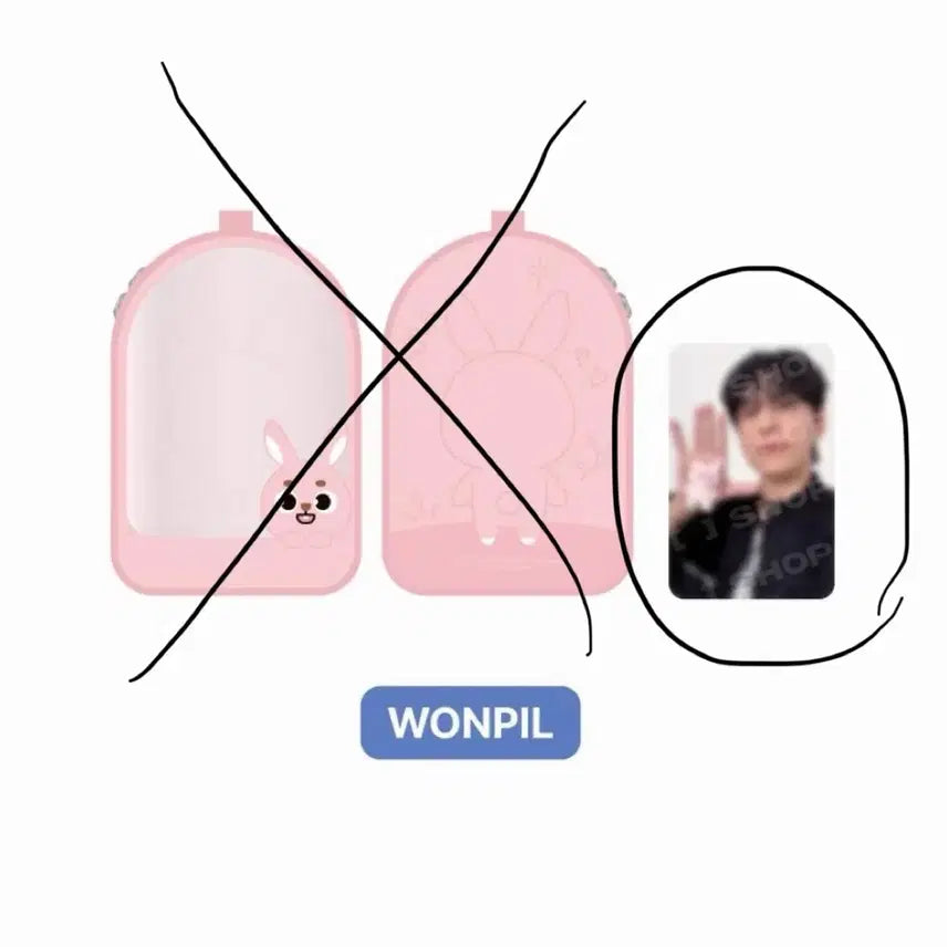 [BUNJANG] DAY6 Wonpil Forever Young Finale Clear Plush Pouch Photocard / 데이식스 원필포카 포에버영 피날레 클리어 플러시 파우치 포카