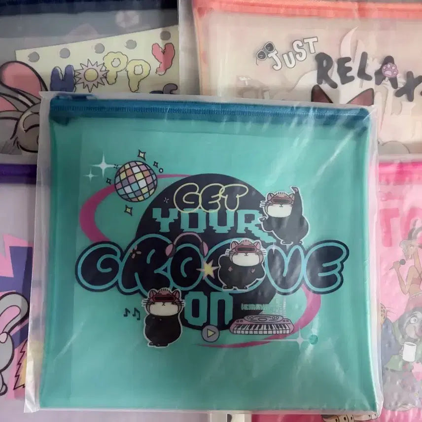 [BUNJANG] Zootopia 10th Anniversary Happy Lottery Prize G Flat Pouch Set / 주토피아 10주년 해피쿠지 G상 플랫파우치 5종 일괄