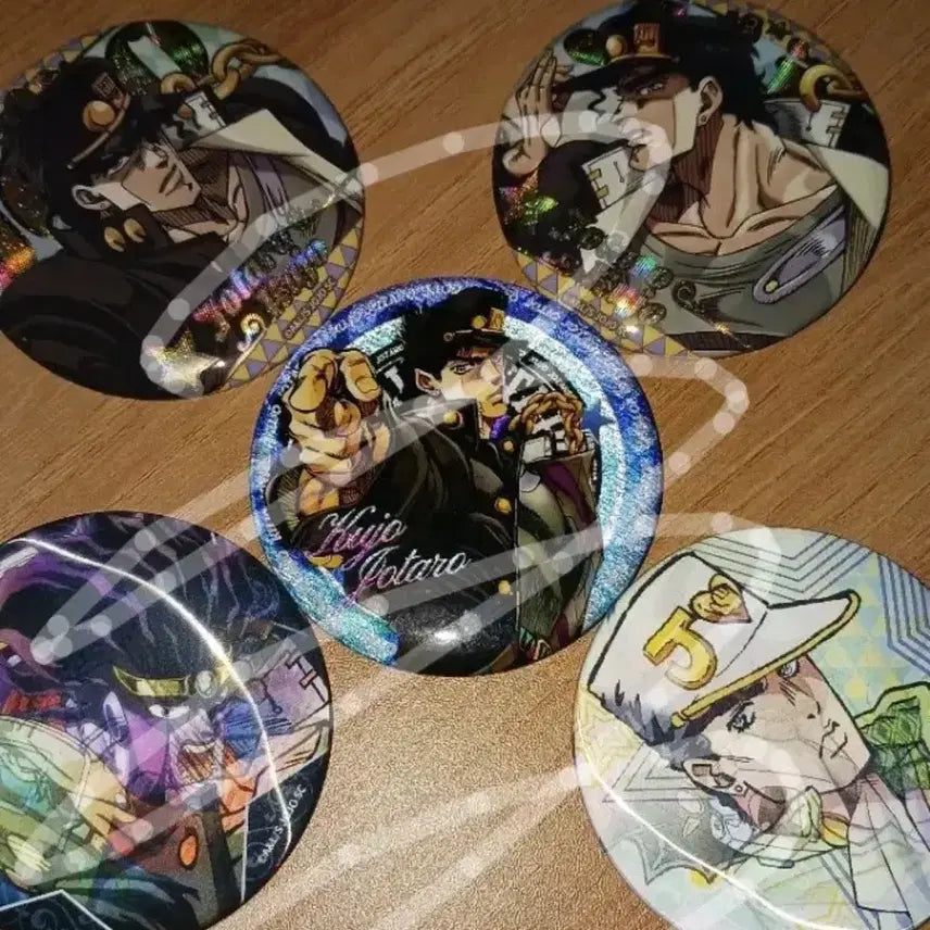 [BUNJANG] Jotaro 5 Types Badge Bundle Set / 죠타로 뱃지 5종 일괄 (급처에요ㅠ/가격제안 해주세요)