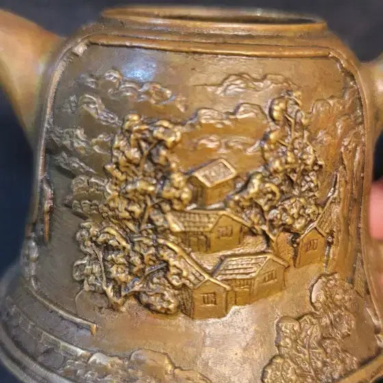 [BUNJANG] Antique Decorative Bronze Kettle / 앤틱 장식 청동 주전자