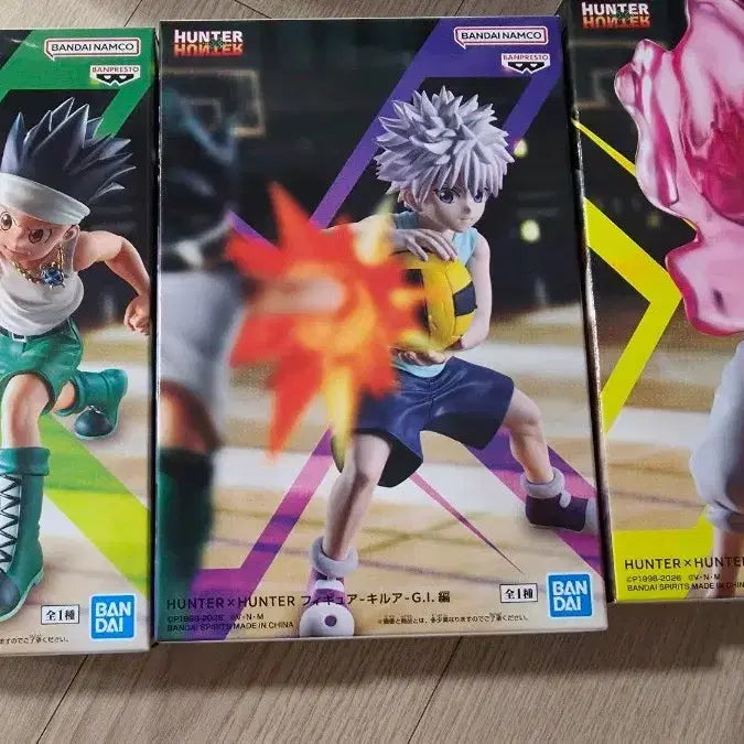 [BUNJANG] Hunter x Hunter G.I. Arc Figure Set (Hisoka, Killua, Gon) / 헌터 헌터 피규어 G.편 (히소카,키르아,곤)