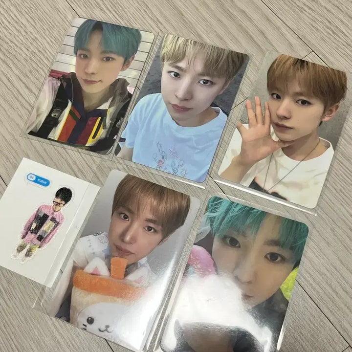 [BUNJANG] NCT WISH Yushi Photocard Bundle Set &amp; Seal Sticker / 엔시티위시 유우시 포카 일괄 + 씰스티커