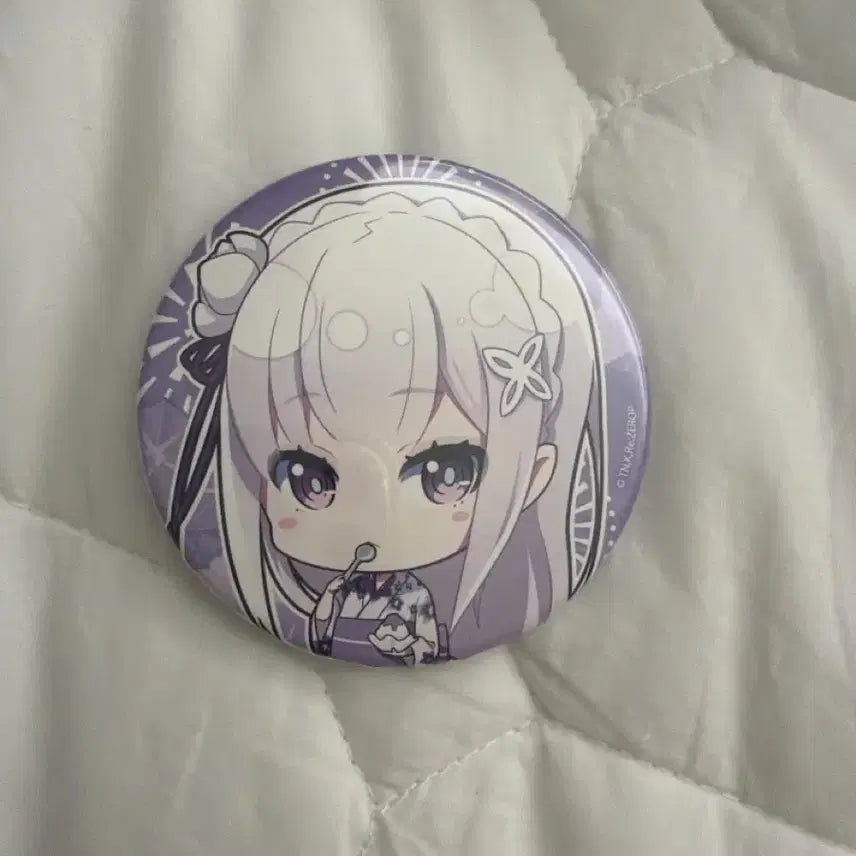 [BUNJANG] Re:Zero Emilia Badge / 리제로 에밀리아 뱃지