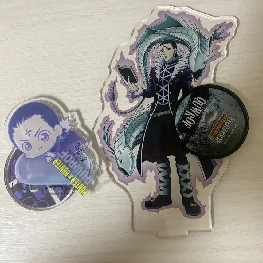 [BUNJANG] Hunter x Hunter Chrollo Lucilfer Acrylic Stand Bundle / 헌터x헌터 클로로 루실후르 아크릴스텐드 일괄 판매