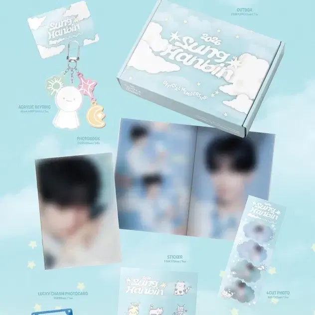 [BUNJANG] Sung Hanbin Membership Kit (Excluding Membership Card) Full Set / 성한빈 멤버십 키트 전체